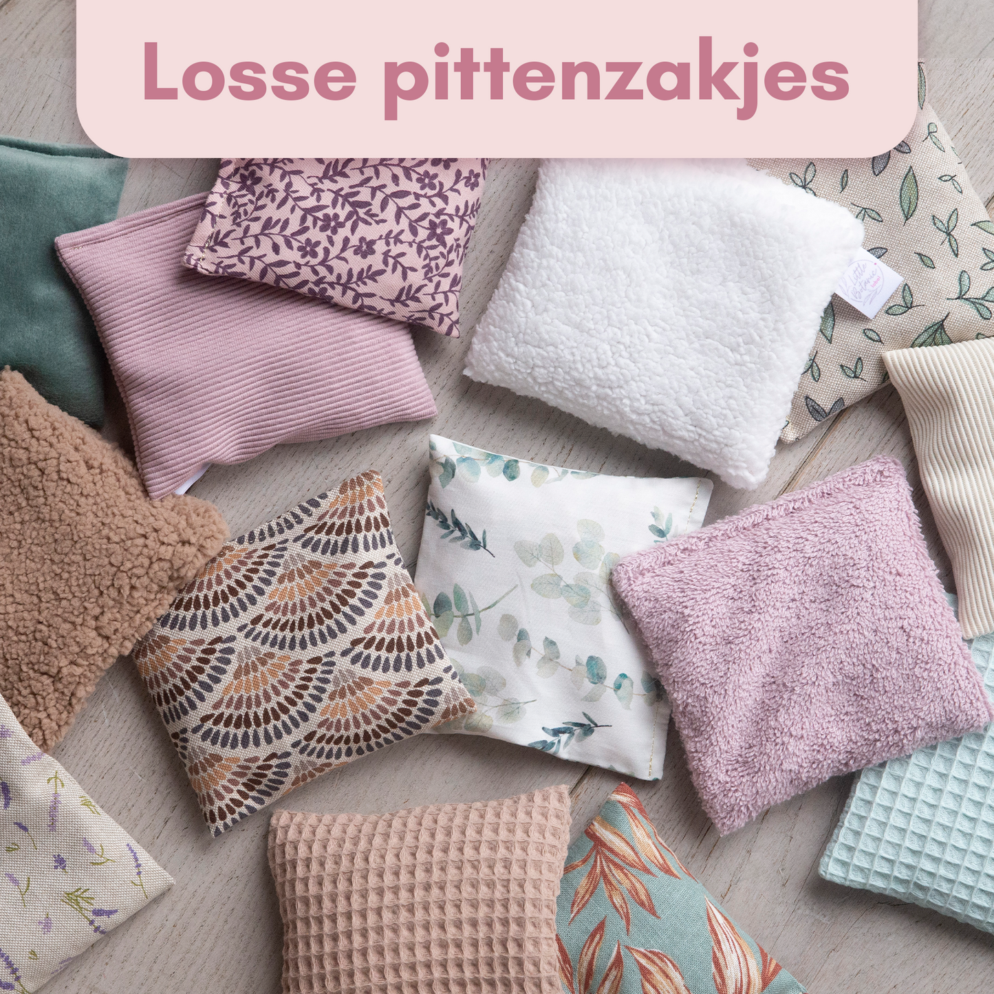 Pittenzakjes per stuk - prints / texturen